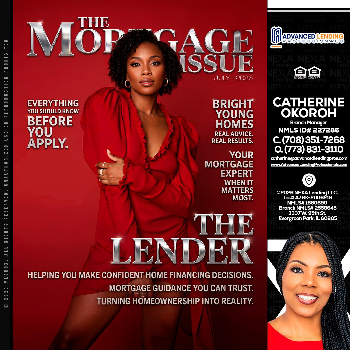 THE MORTGAGE ISSUE JULY -  Advanced Lending Professionals -Branch Manager