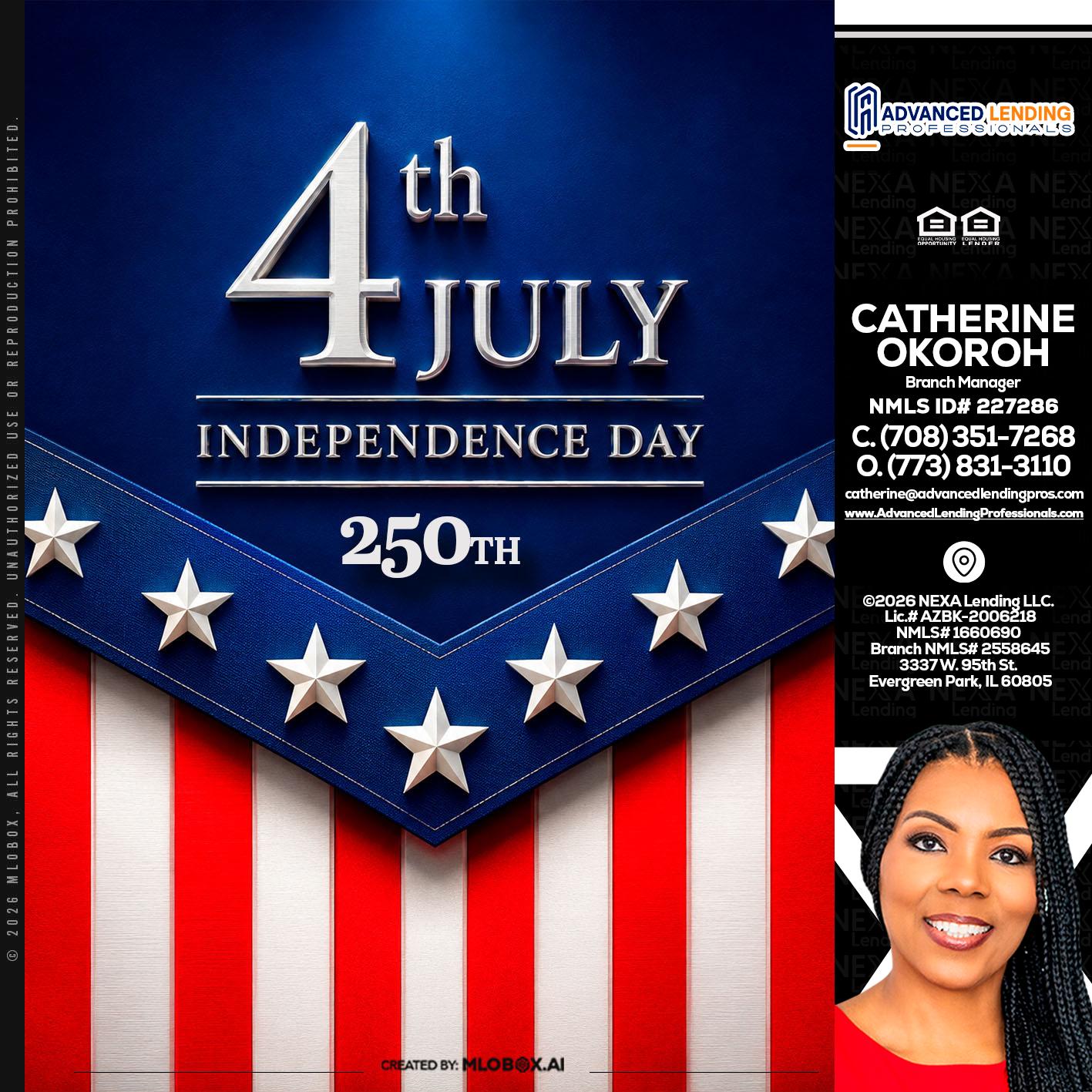 4th of july -  Advanced Lending Professionals -Branch Manager
