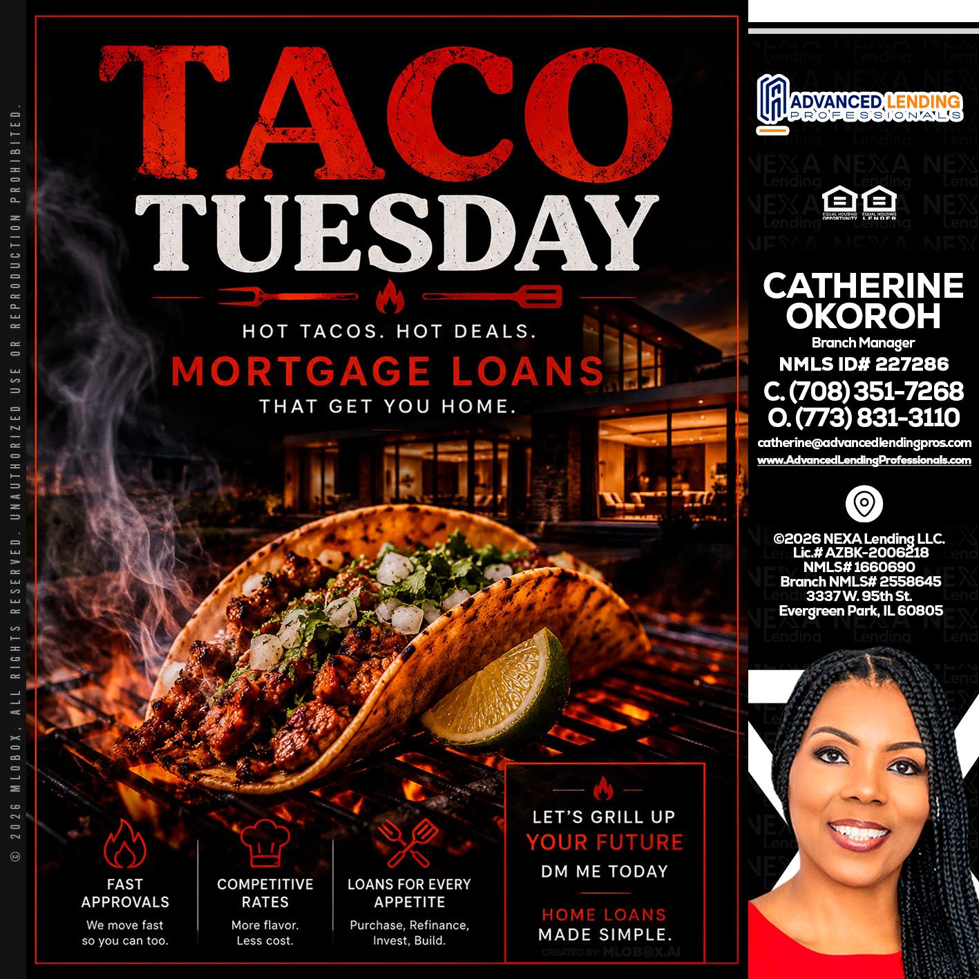 TACO TUESDAY -  Advanced Lending Professionals -Branch Manager