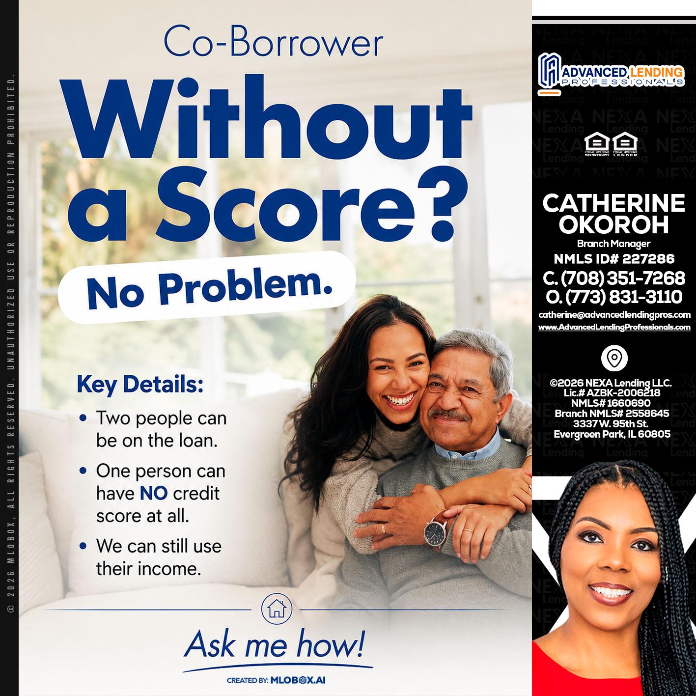 WITHOUT SCORE? -  Advanced Lending Professionals -Branch Manager