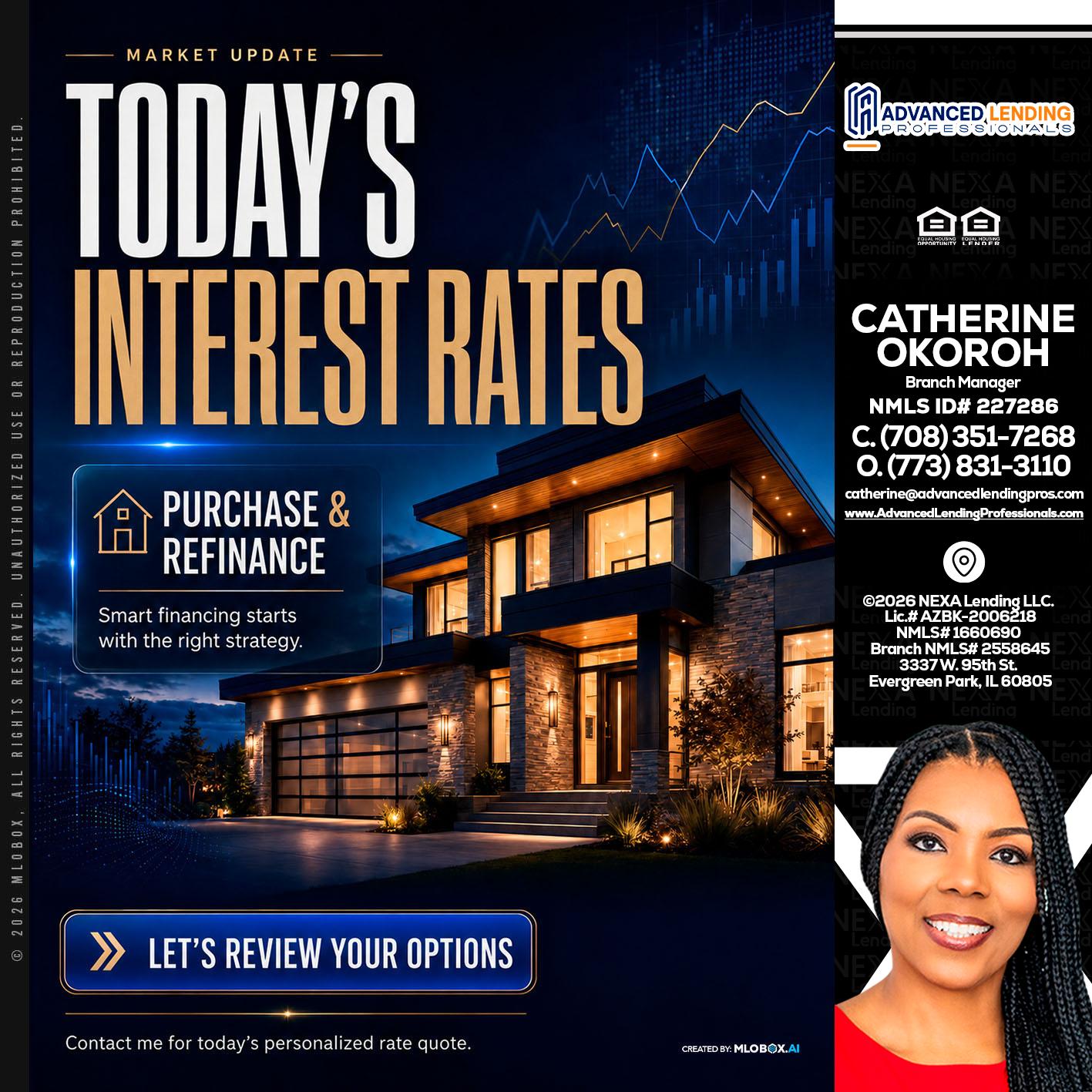 TODAYS RATES -  Advanced Lending Professionals -Branch Manager