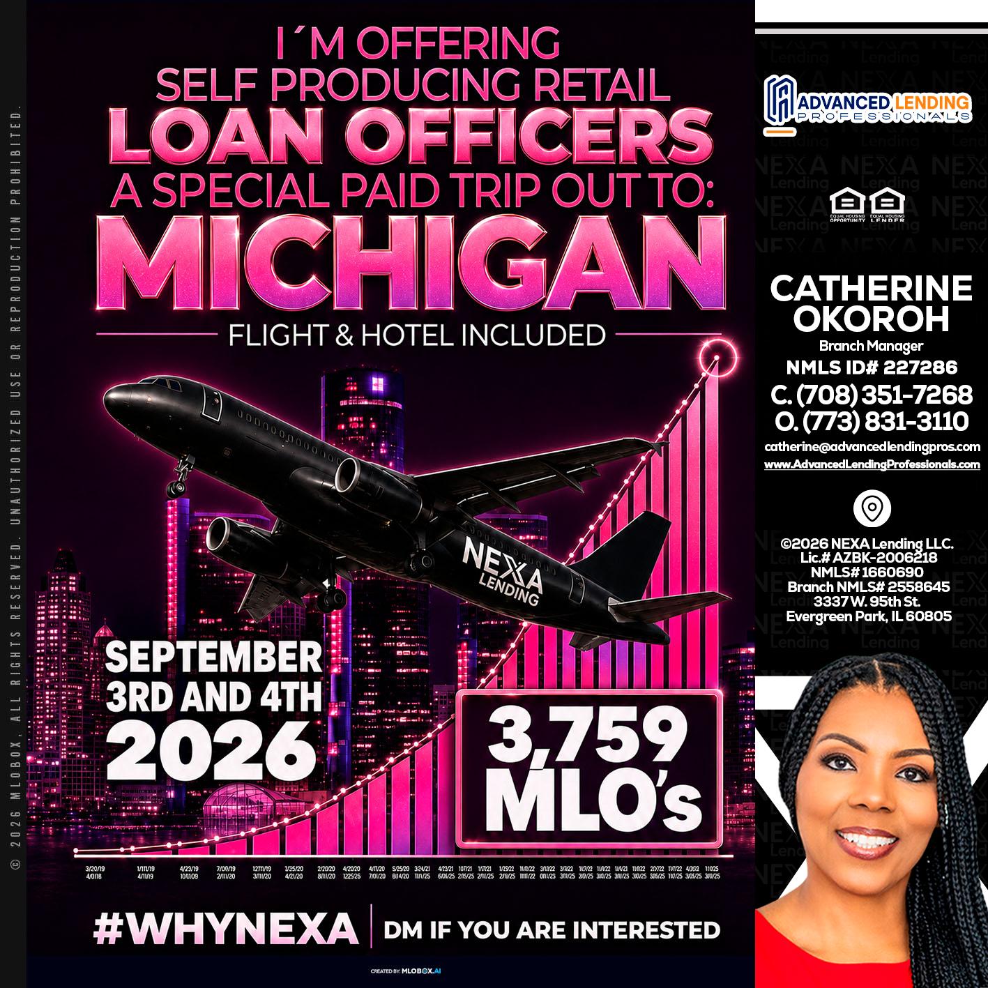 MICHIGAN TRIP -  Advanced Lending Professionals -Branch Manager