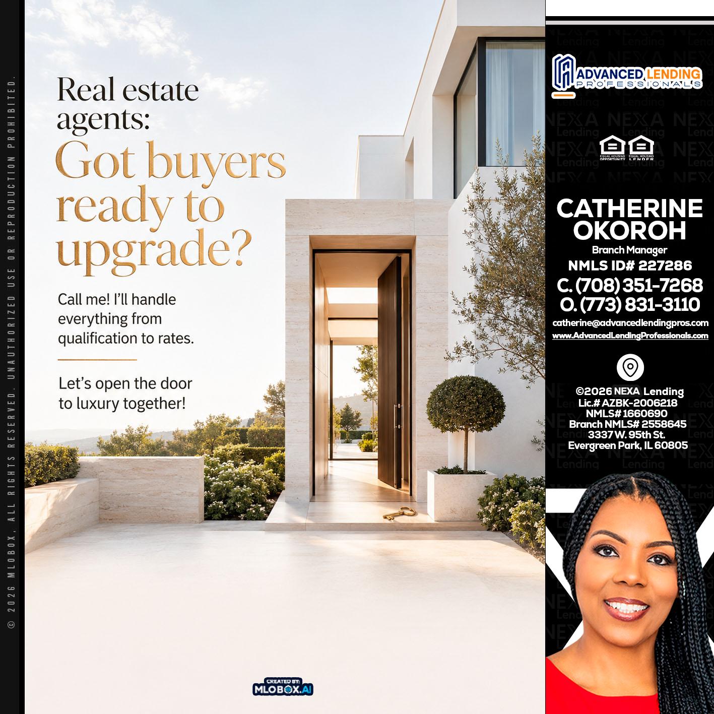 REAL ESTATE AGENTS -  Advanced Lending Professionals -Branch Manager