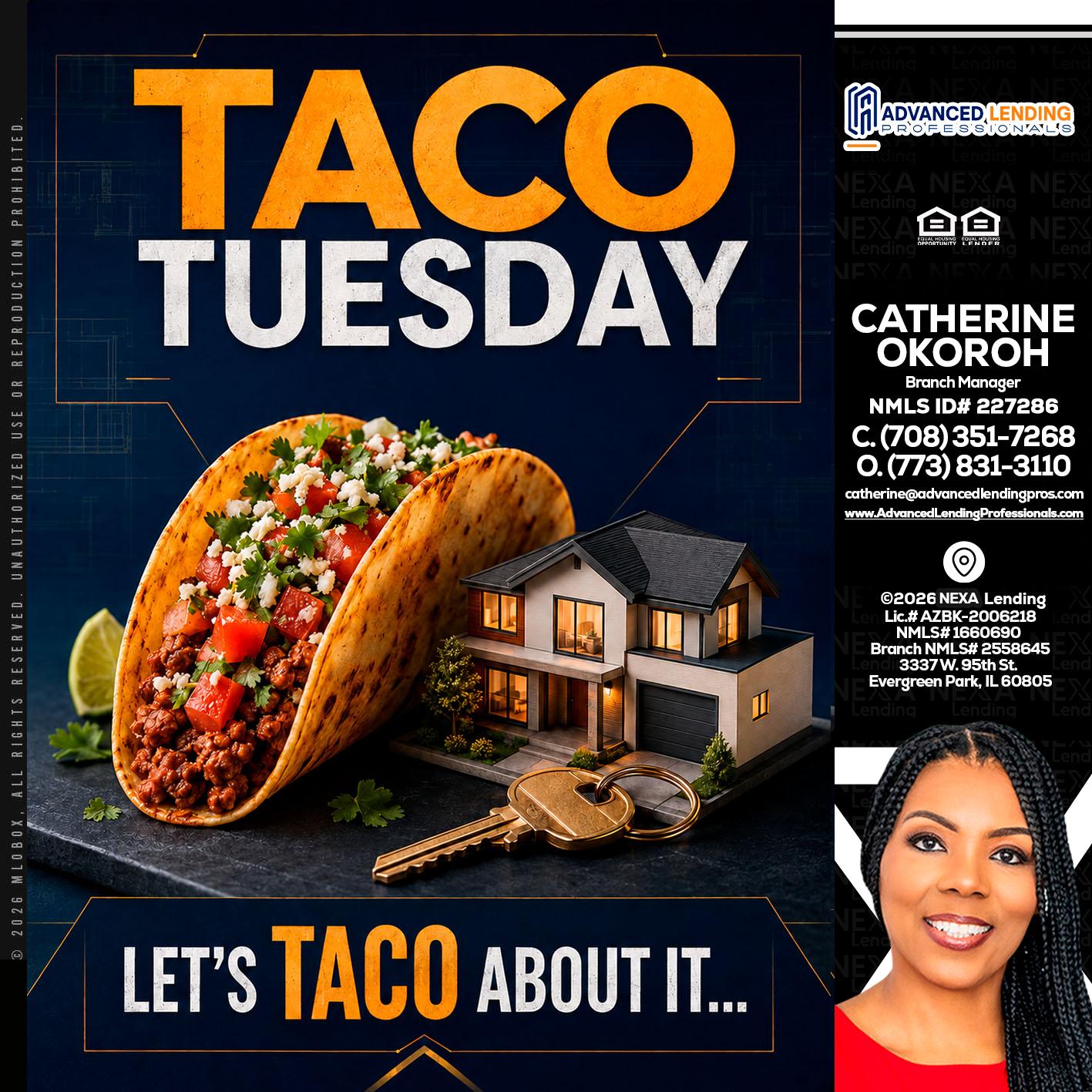 TACO TUESDAY -  Advanced Lending Professionals -Branch Manager