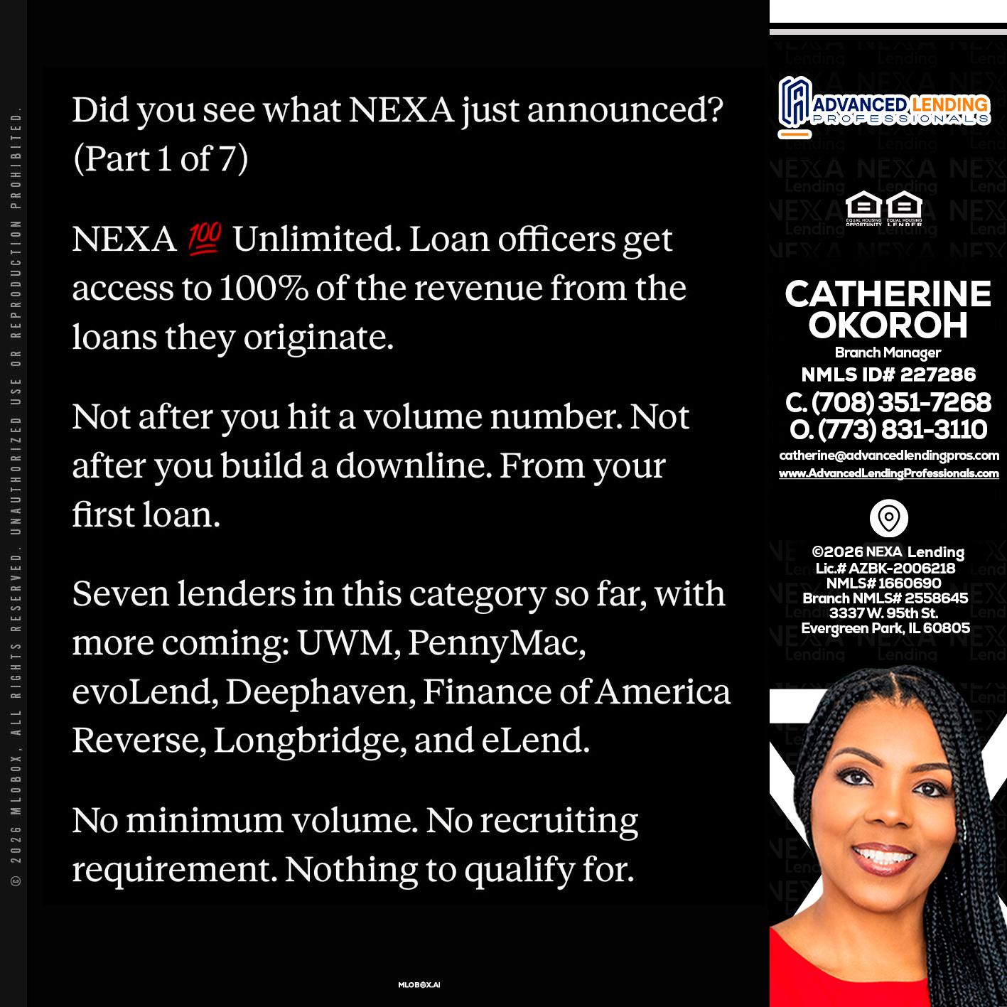 DID YOU KNOW -  Advanced Lending Professionals -Branch Manager
