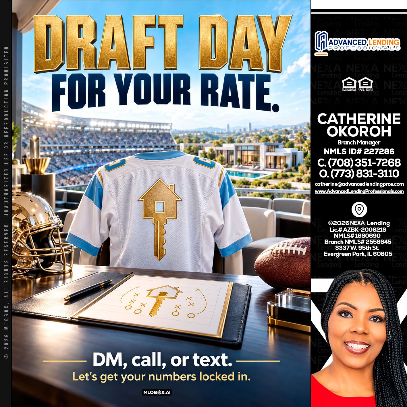 DRAFT DAY -  Advanced Lending Professionals -Branch Manager