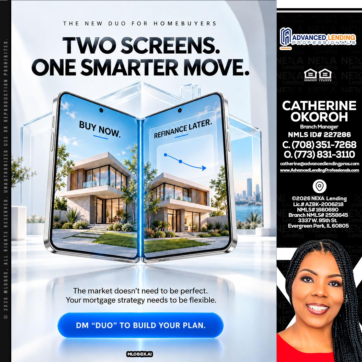 TWO SCREENS -  Advanced Lending Professionals -Branch Manager