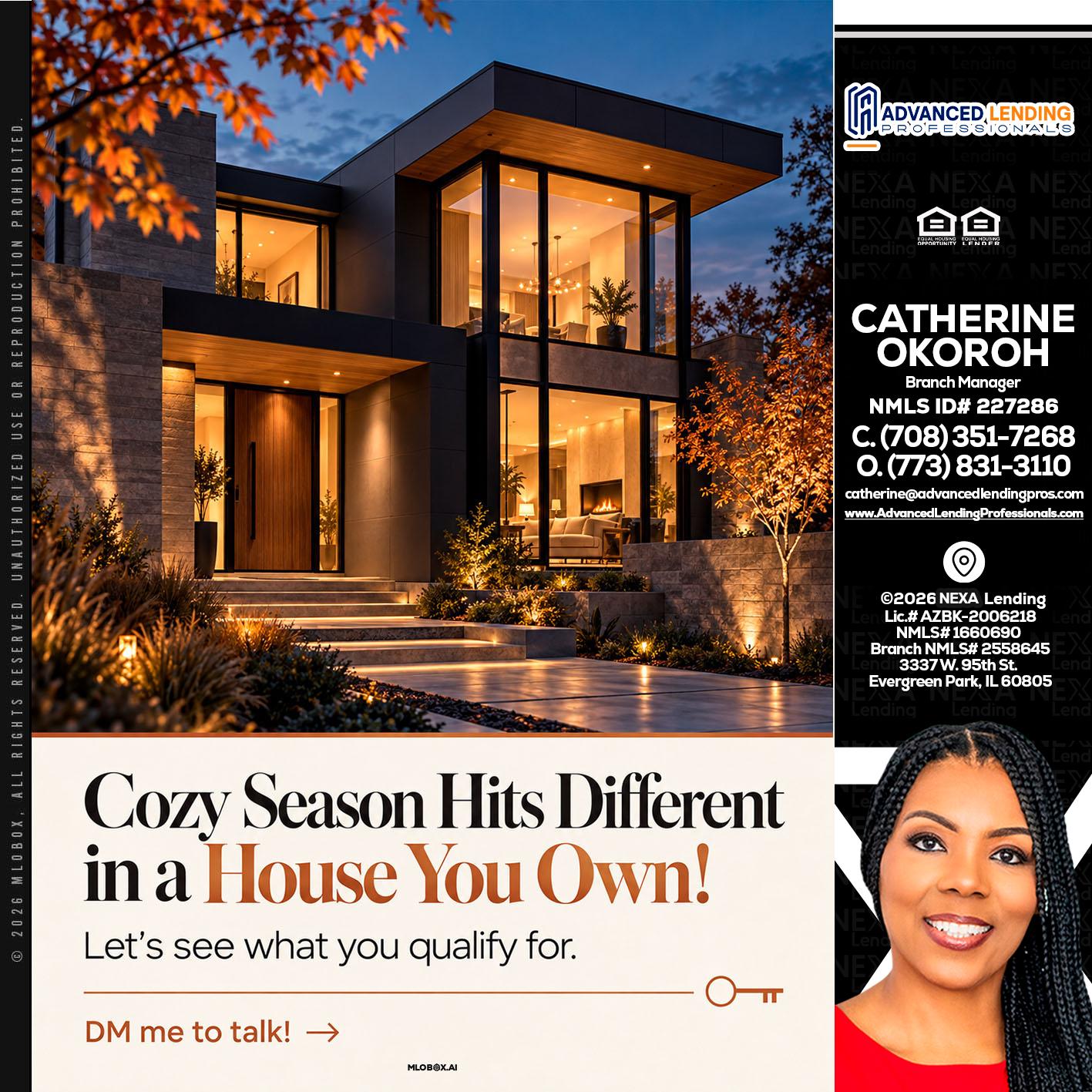 COZY SEASON -  Advanced Lending Professionals -Branch Manager
