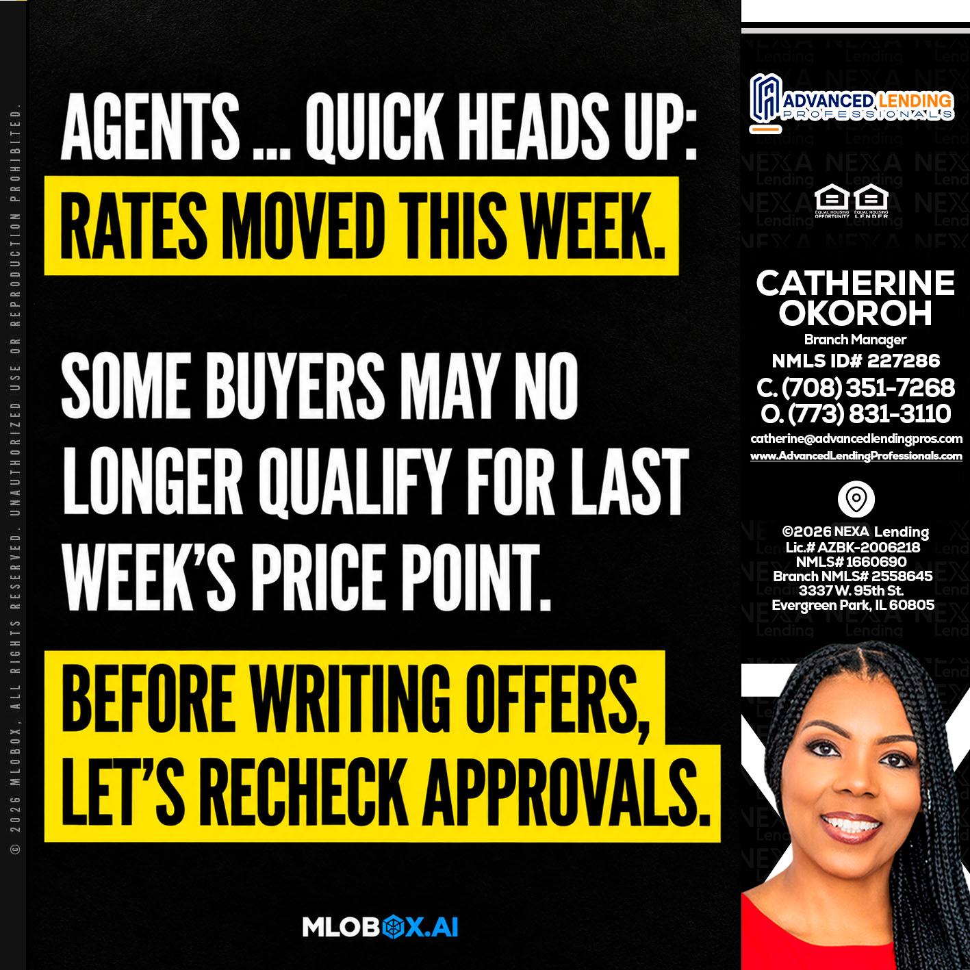 AGENTS QUICK -  Advanced Lending Professionals -Branch Manager