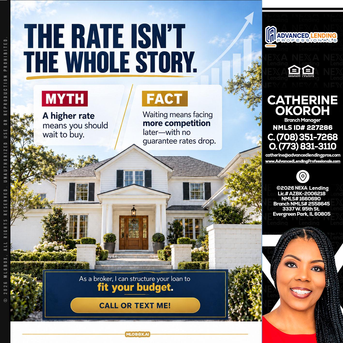 THE RATE ISNT -  Advanced Lending Professionals -Branch Manager