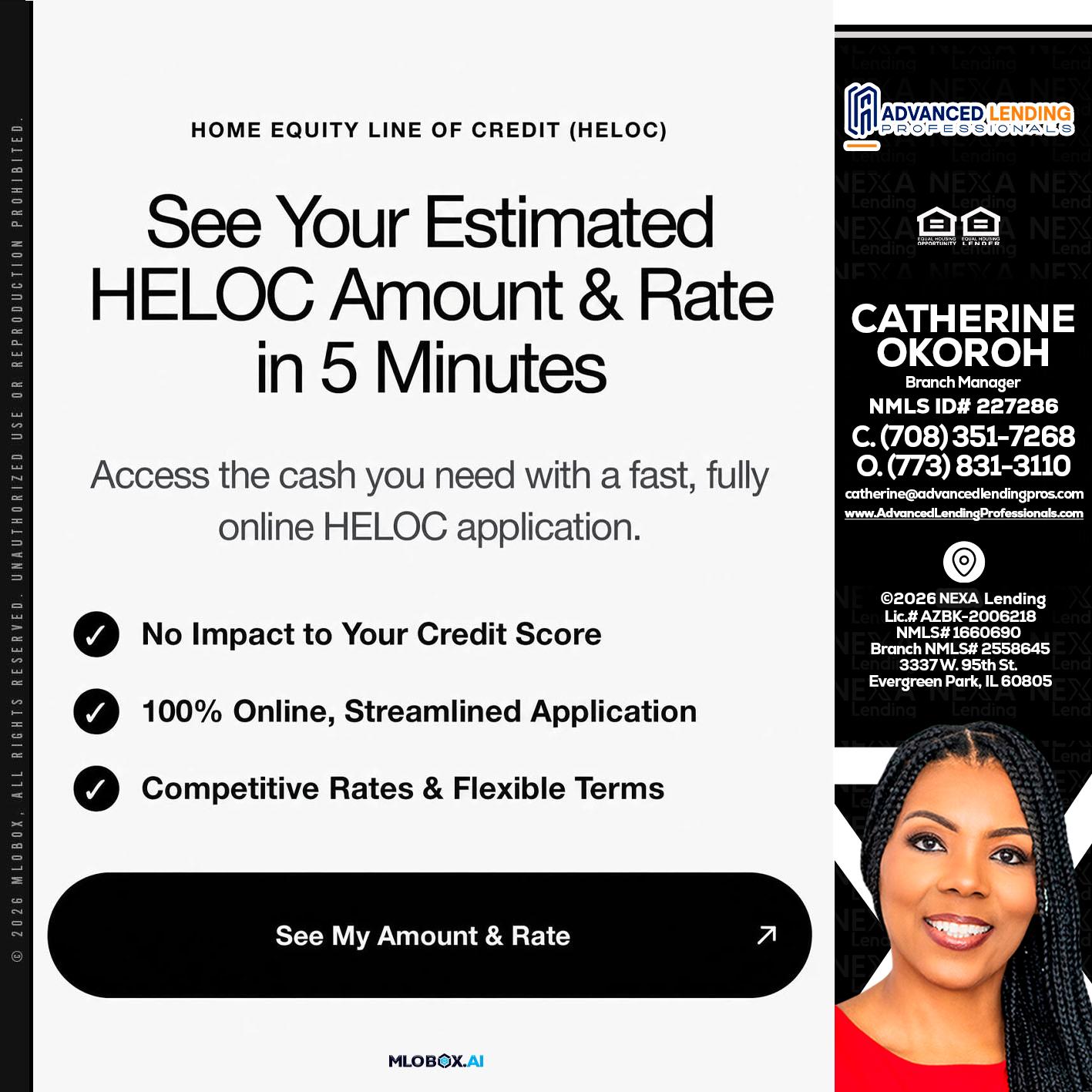 HELOC -  Advanced Lending Professionals -Branch Manager