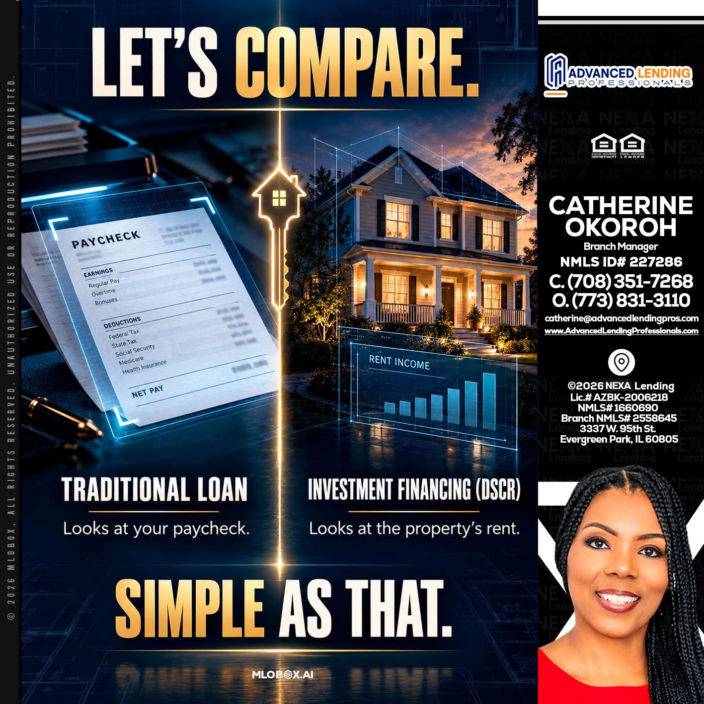 lets compare -  Advanced Lending Professionals -Branch Manager