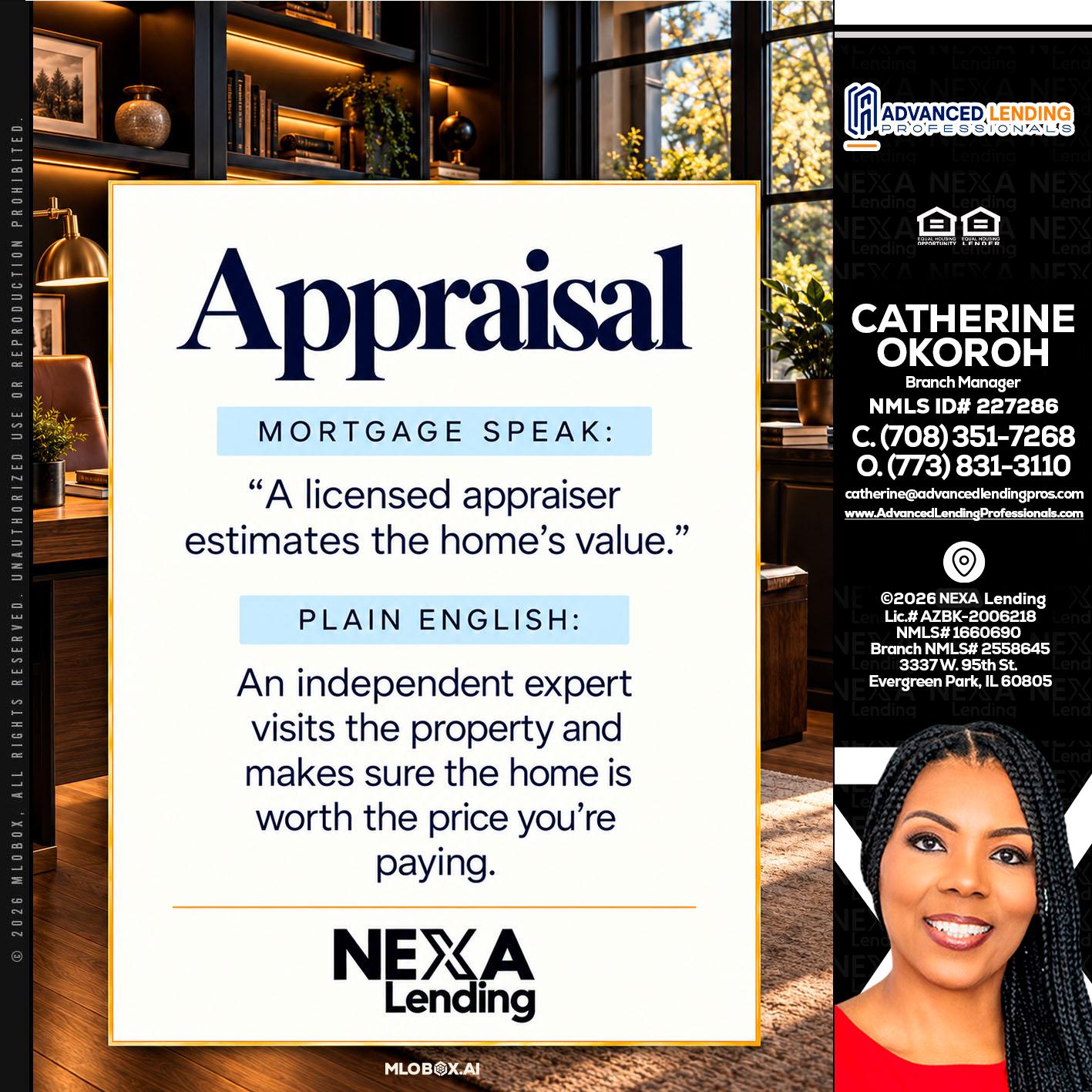 appraisal -  Advanced Lending Professionals -Branch Manager