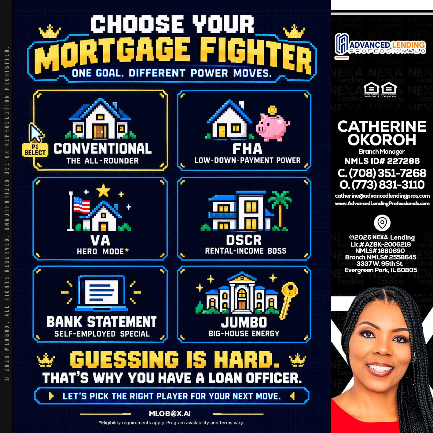 CHOOSE YOUR MORTGAGE -  Advanced Lending Professionals -Branch Manager