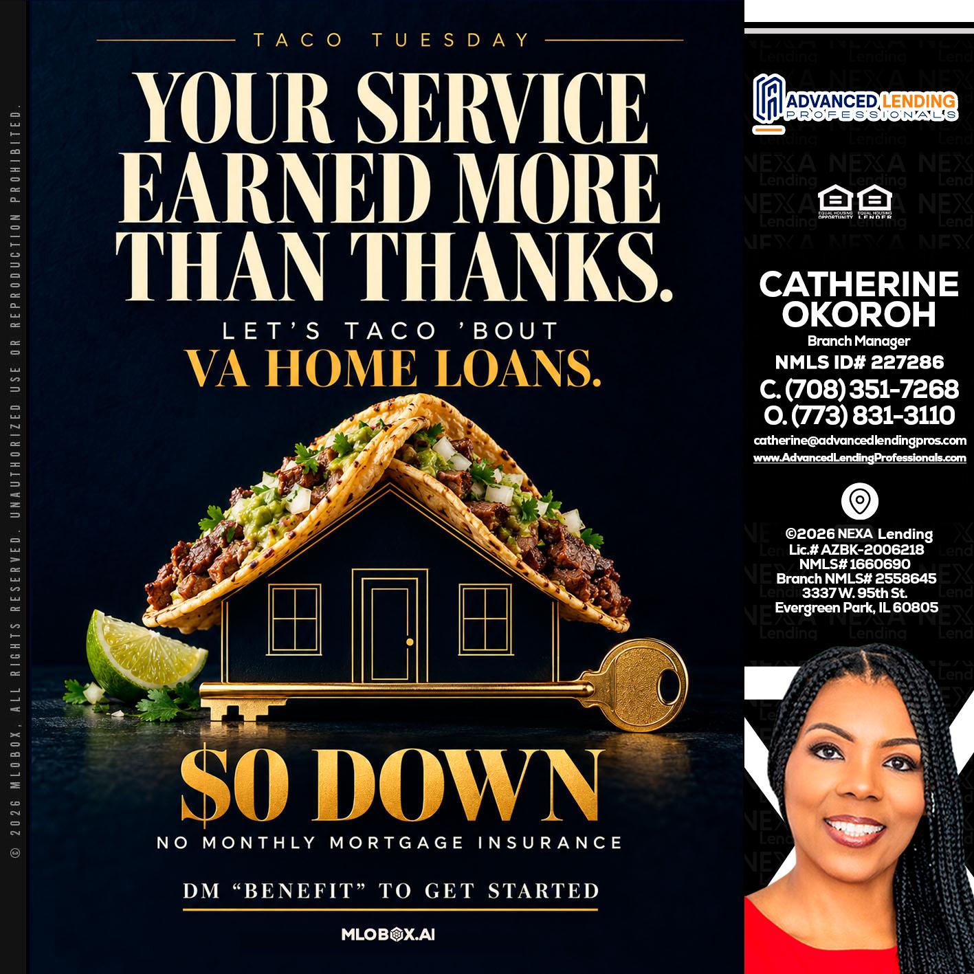 TACO TUESDAY -  Advanced Lending Professionals -Branch Manager