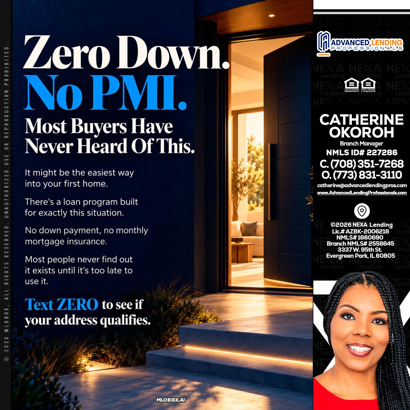zero down -  Advanced Lending Professionals -Branch Manager