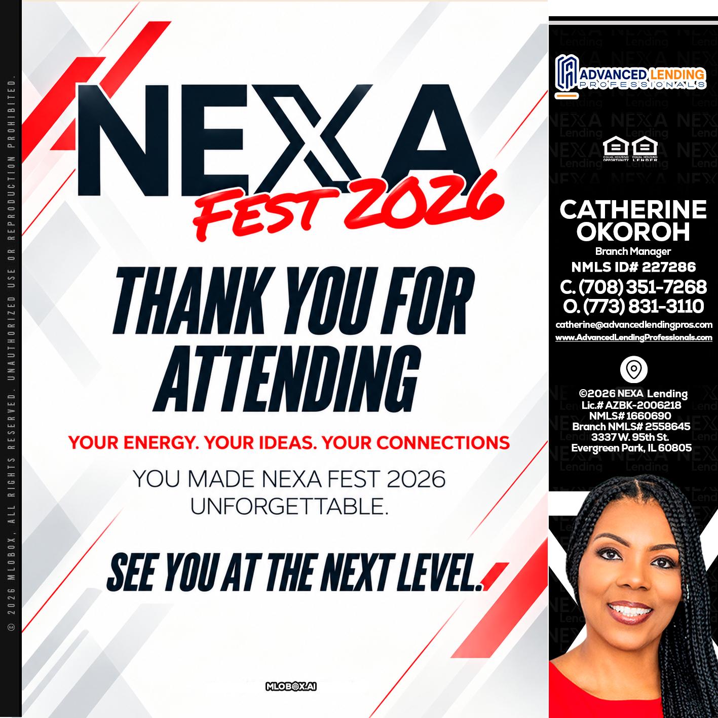 NEXA FEST 2026 -  Advanced Lending Professionals -Branch Manager